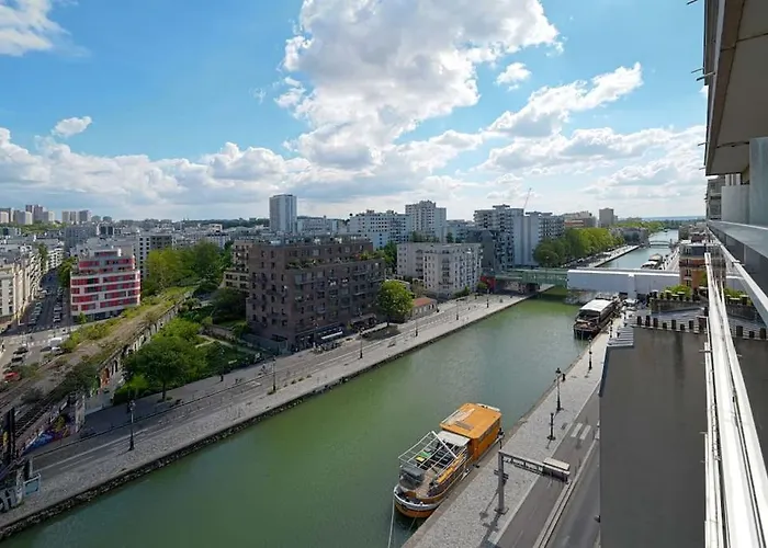 Appartement Ensoleille Canal Ourcq