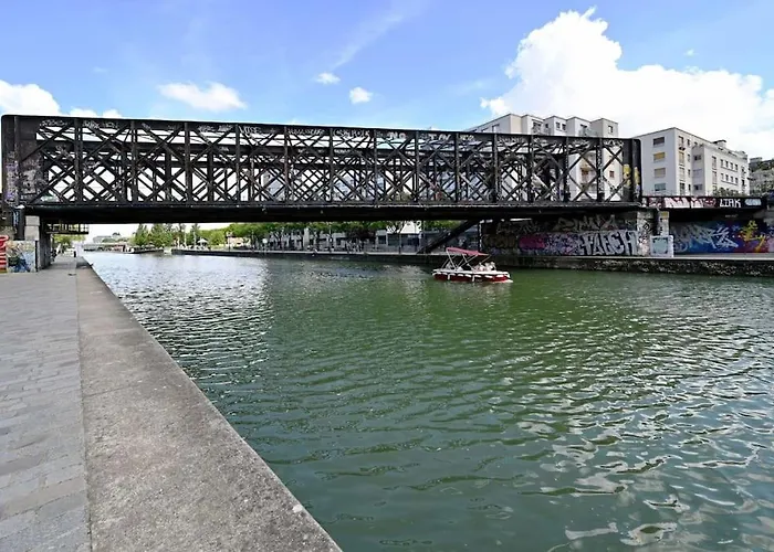Appartement Ensoleille Canal Ourcq